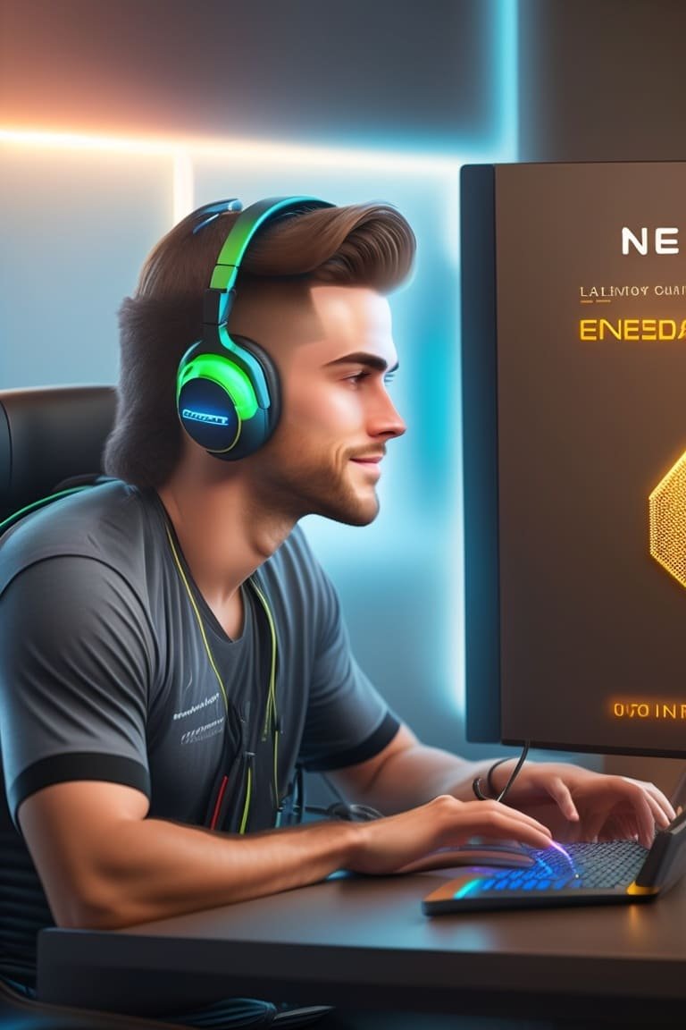 gamer with good network latency