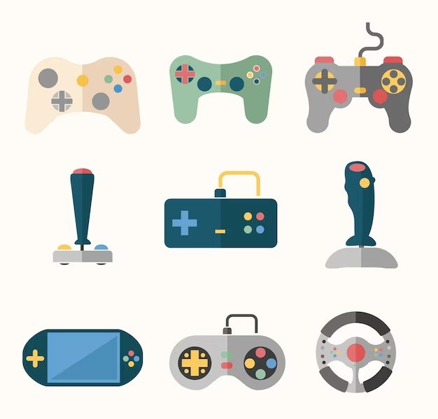 different types of game controllers
