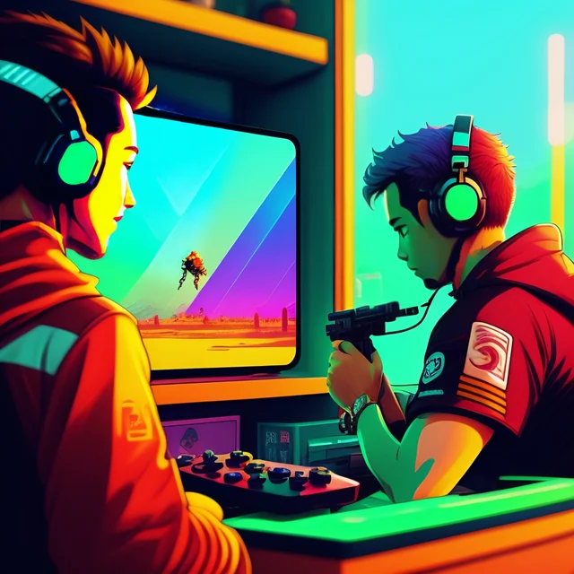 playing online games